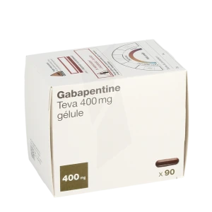 Gabapentine Teva 400 Mg, Gélule