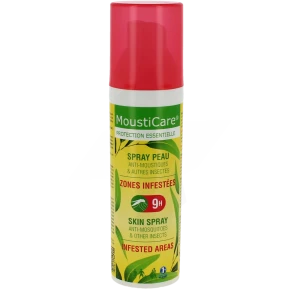 Mousticare Protection Naturelle Spray Peau Zones Infestees, Spray 75 Ml
