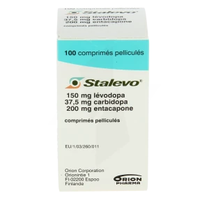 Stalevo 150 Mg/37,5 Mg/200 Mg, Comprimé Pelliculé