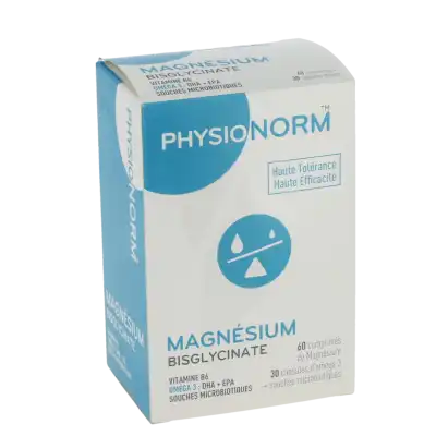 Immubio Physionorm Magnésium Comprimés + Gélules B/60+30 à Lieusaint