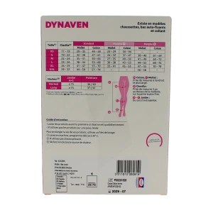 Sigvaris Dynaven Semi-opaque Bas Auto-fixants Classe 2 Femme Beige Normal S