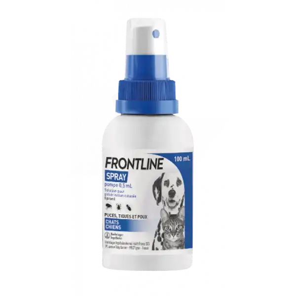 Frontline Spray Pompe 0,5 Ml, Solution Pour Pulvérisation Cutanée