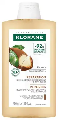 Klorane Capillaire Shampooing Réparation Cupuaçu Bio Flacon De 400 Ml à Paris