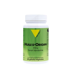 Vitall+ Huile D’origan 45mg Gélules Végétales B/30