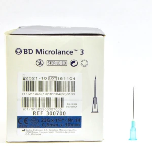 Bd Microlance 3, G23 1 1/4, 0,6 Mm X 30 Mm, Bleu 