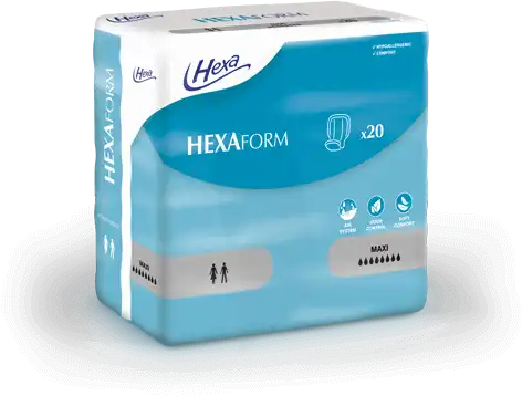 Hexa Form Maxi Protections Anatomiques Sachet/20
