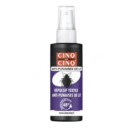 Cinq Sur Cinq Spray Punaises De Lit Insecticide Fl/50ml