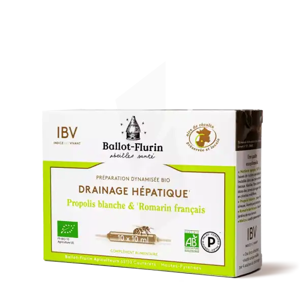 Ballot-flurin Préparation Dynamisée Propolis Romarin 10 Ampoules/10ml