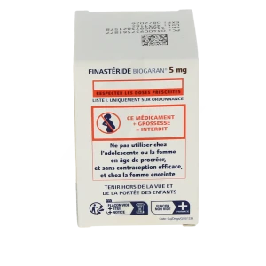 Finasteride Biogaran 5 Mg, Comprimé Pelliculé