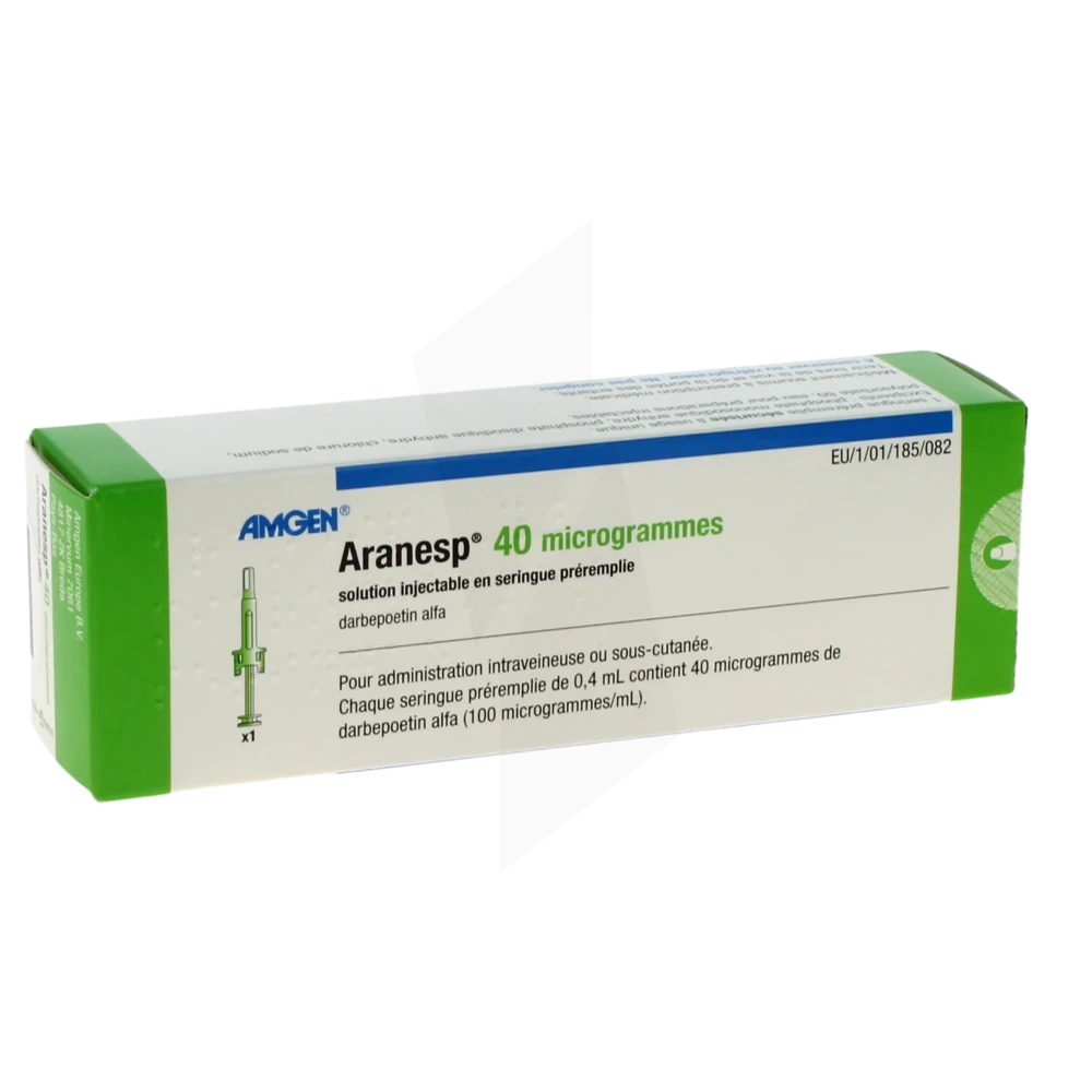 Aranesp 40 Microgrammes, Solution Injectable En Seringue Préremplie