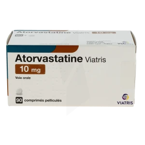 Atorvastatine Viatris 10 Mg, Comprimé Pelliculé