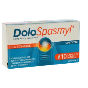 Dolospasmyl 60 Mg/300 Mg, Capsule Molle