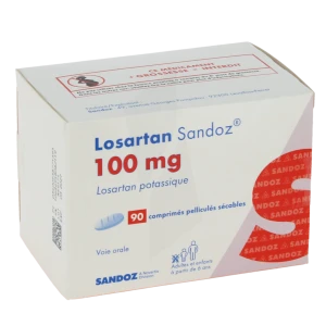 Losartan Sandoz 100 Mg, Comprimé Pelliculé