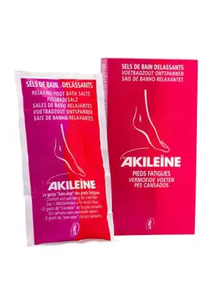 Akileine Soins Rouges Sels De Bain DÉlassant 2sach/150g à AUCAMVILLE