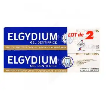 Elgydium Multi-actions Dentifrice Soin Complet 2t/75ml à SAINT-GEORGES-SUR-BAULCHE