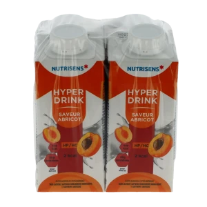 Nutrisens Hyperdrink 2kcal Nutriment Abricot 4briques/200ml