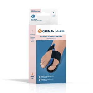 Orliman Feet Pad Hallus Valgus Correcteur Nocturne Gauche Taille M
