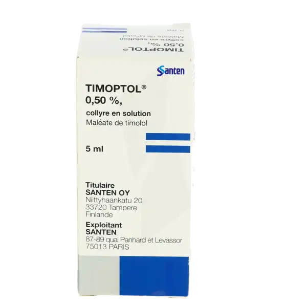 Timoptol 0,50 %, Collyre En Solution