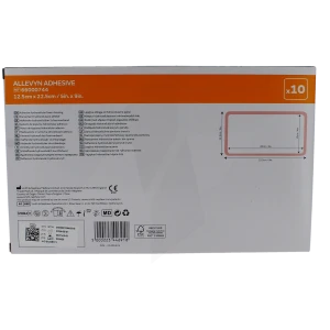 Allevyn Adhesive, 12,5 Cm X 22,5 Cm , Bt 10