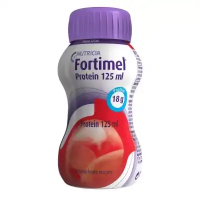 Fortimel Protein Nutriment Fruits Rouges Bouteille/125ml à VERNON