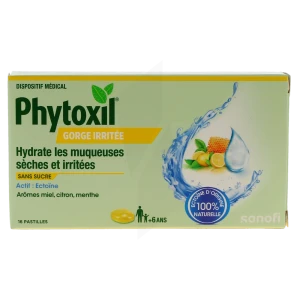 Phytoxil Mal De Gorge Pastilles Miel Citron Boîte De 16