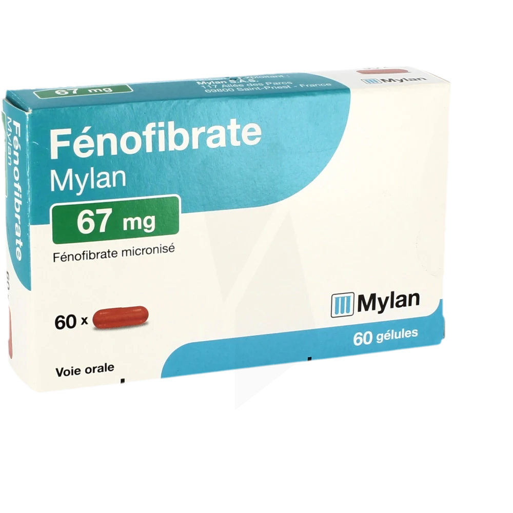 Fenofibrate Viatris 67 Mg, Gélule