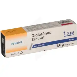 Diclofenac Zentiva 1 %, Gel 50g à Cavignac