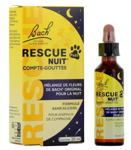 Rescue Pets Comptes-gouttes Nuit 20ml