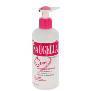 Saugella Girl Savon Liquide Hygiène Intime Fl Pompe/200ml