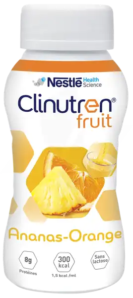 Clinutren Fruit Nutriment Ananas Orange 4 Bouteilles/200ml