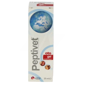 Peptivet Oto Gel Sol Ext Fl/25ml