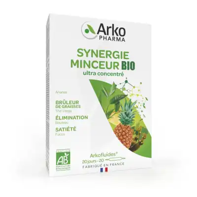 Arkofluide Bio Ultraextract Solution Buvable Synergie Minceur 20 Ampoules/10ml à Hendaye