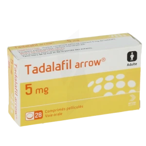 Tadalafil Arrow 5 Mg, Comprimé Pelliculé