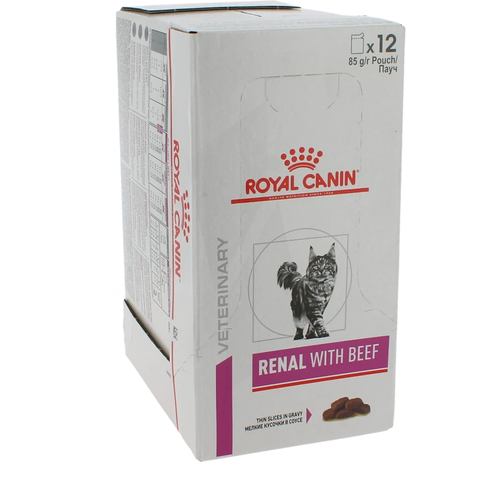 Royal Canin - Renal Boeuf 12 Sachets - Chat