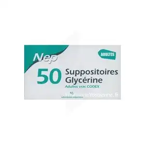 Nepenthes Suppositoire Glycerine Adulte Sachet/50