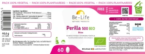 Be-life Perilla Bio 500 Caps B/60