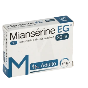 Mianserine Eg 30 Mg, Comprimé Pelliculé Sécable