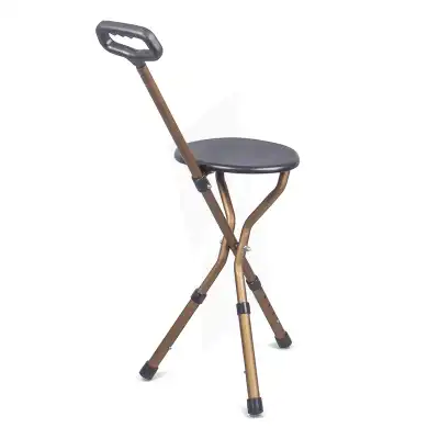 Ddhf Canne Siege Pliante 3 Pieds à La Ricamarie
