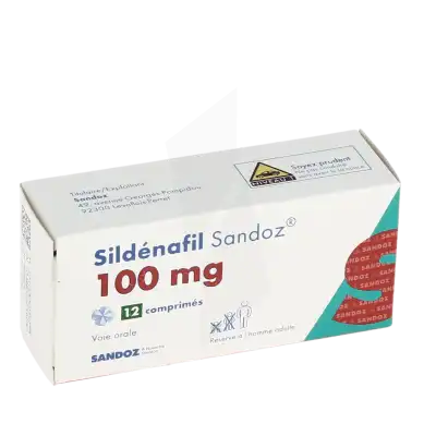 Sildenafil Sandoz 100 Mg, Comprimé à MONTEREAU-FAULT-YONNE