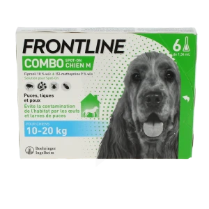 Frontline Combo Solution Externe Chien 10-20kg 6doses
