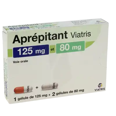 Aprepitant Viatris 125 Mg, Gélule Et Aprepitant Viatris 80 Mg, Gélule à CHAMPAGNOLE