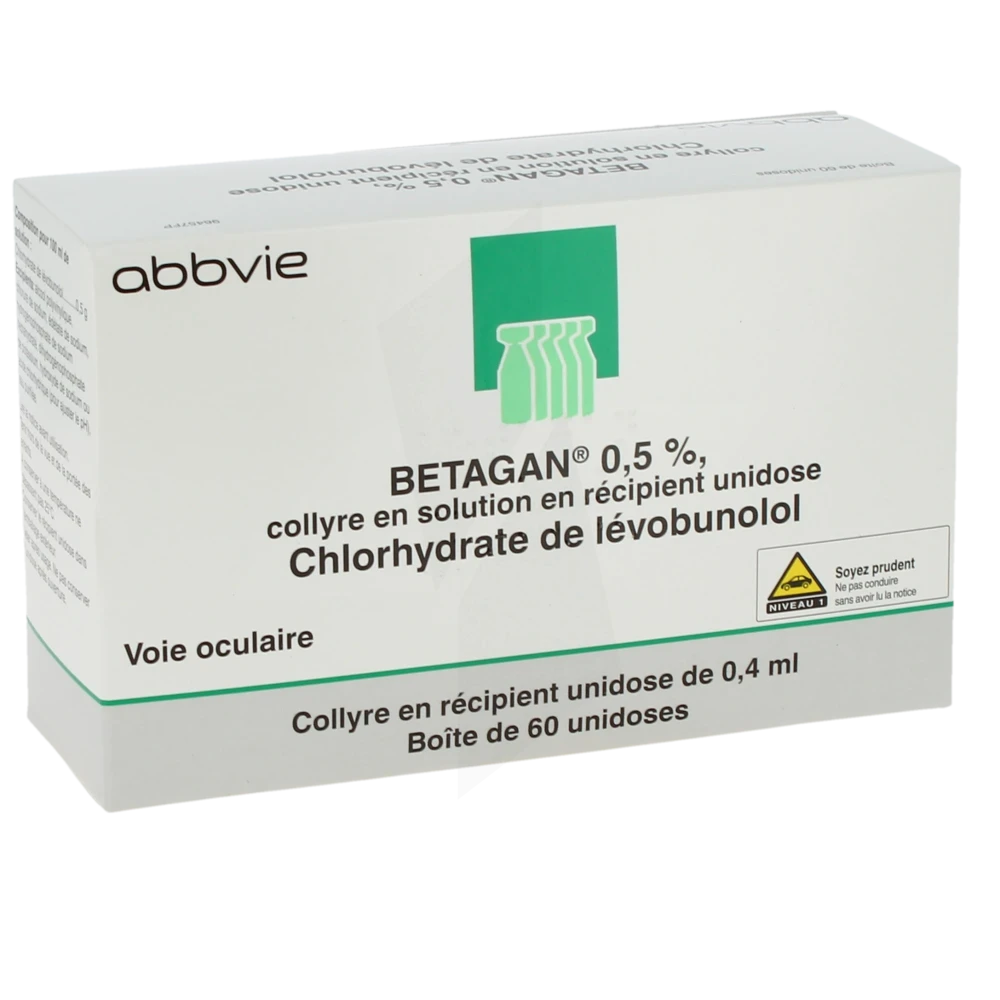 Betagan 0,5 % , Collyre En Solution En Récipient Unidose
