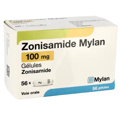 Zonisamide Mylan 50 Mg, Gélule à Courbevoie