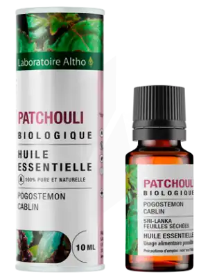 Laboratoire Altho Huile Essentielle Patchouli Bio 10ml à Bourges