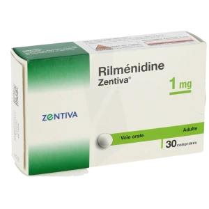 Rilmenidine Zentiva 1 Mg, Comprimé