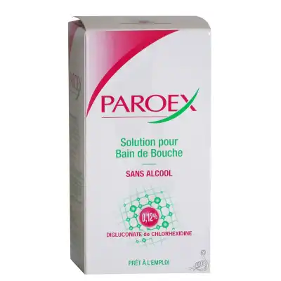 Paroex 0,12 % S Bain Bouche Fl/500ml à Hagetmau
