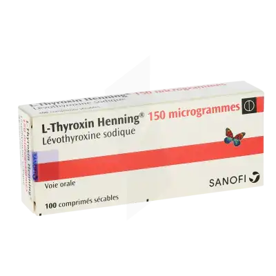L-thyroxin Henning 150 Microgrammes, Comprimé Sécable à Lavernose-Lacasse