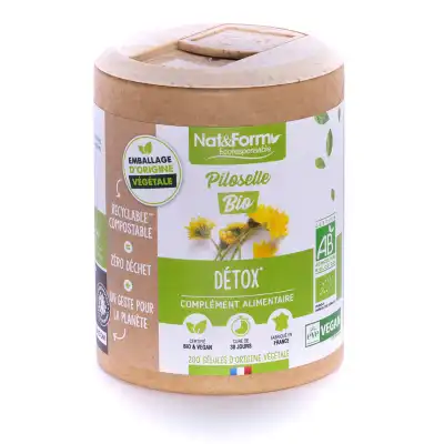 Nat&form Ecoresponsable Piloselle Bio 200 Gélules Végétales à Mérignac