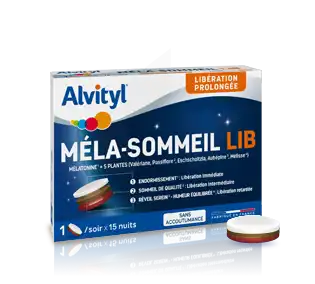 Alvityl Mela-sommeil Lib Comprimés B/15 à YZEURE
