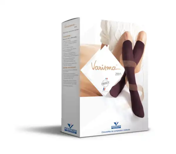 Varisma® Zen Classe Ii Chaussettes Crème Taille 3 Normal Pied Fermé